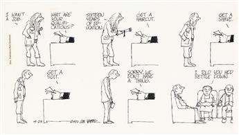 (CARTOONS) JULES FEIFFER. I Want a Job.